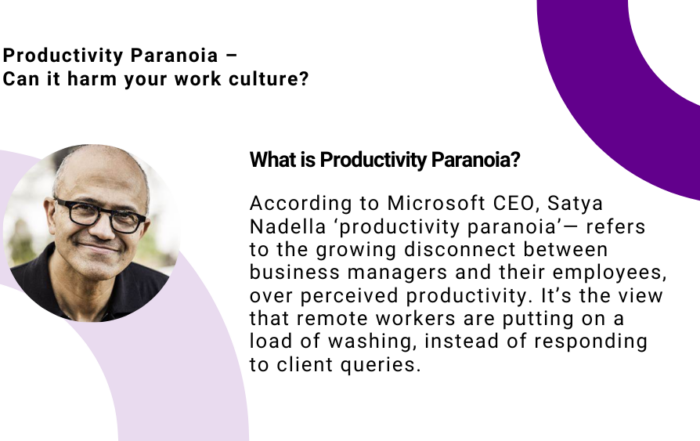 Infographic - The danger of productivity paranoia